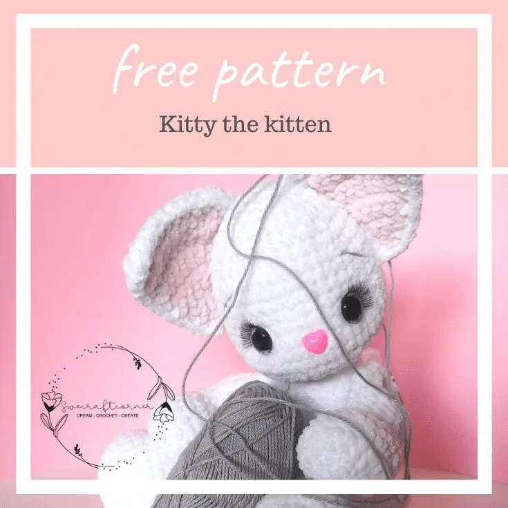 Kitty the kitten – FREE crochet pattern