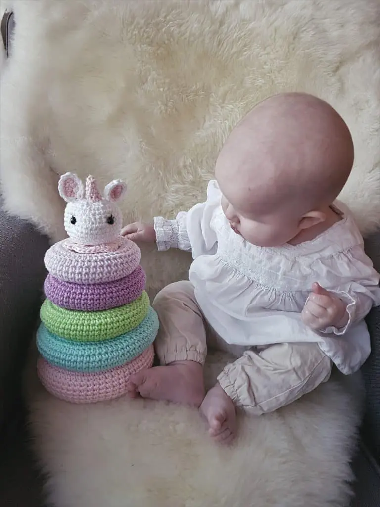 FREE PDF crochet pattern - Baby Stacking toy Amigurumi & Toys