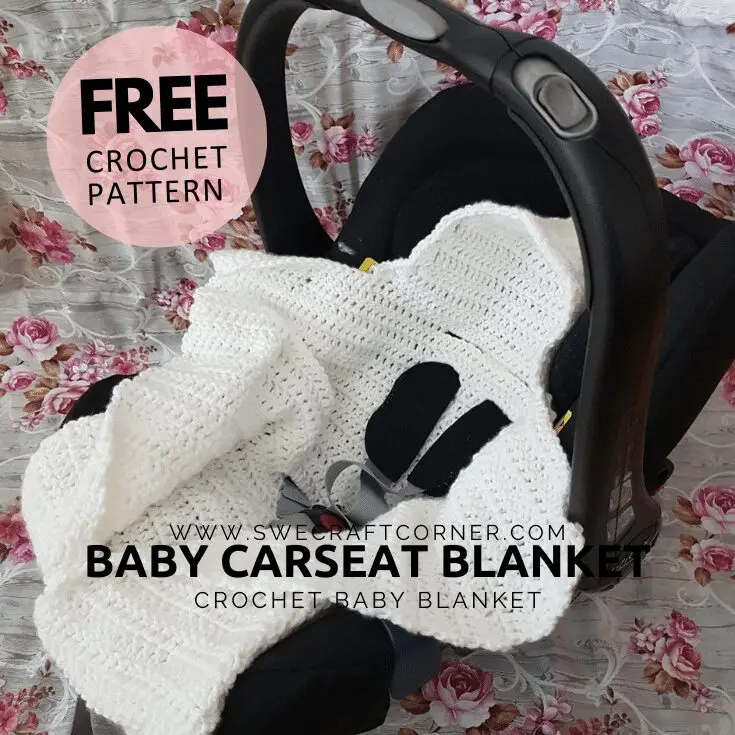 FREE crochet pattern - Baby Carseat blanket Booties, Hats & Accessories