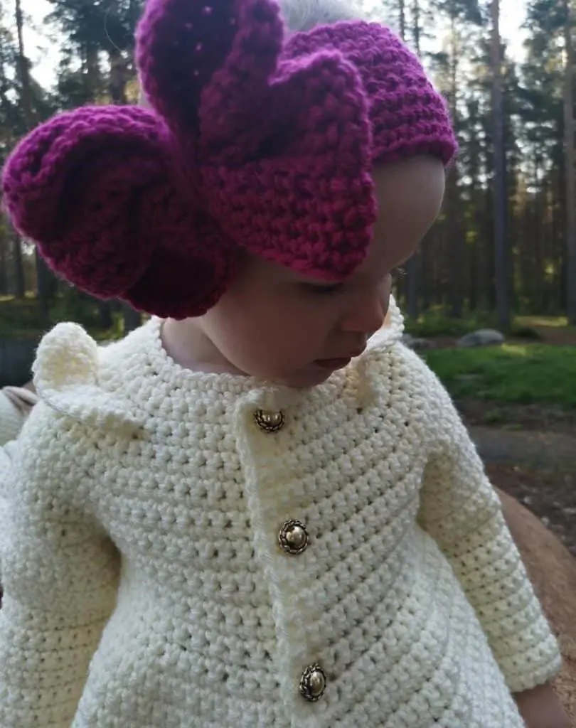 FREE crochet pattern - Ear warmer, bow headband with video tutorial Clothes & Outfits