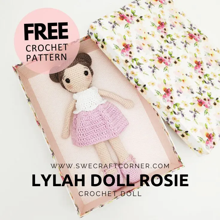 FREE crochet pattern – Crochet doll, Rosie