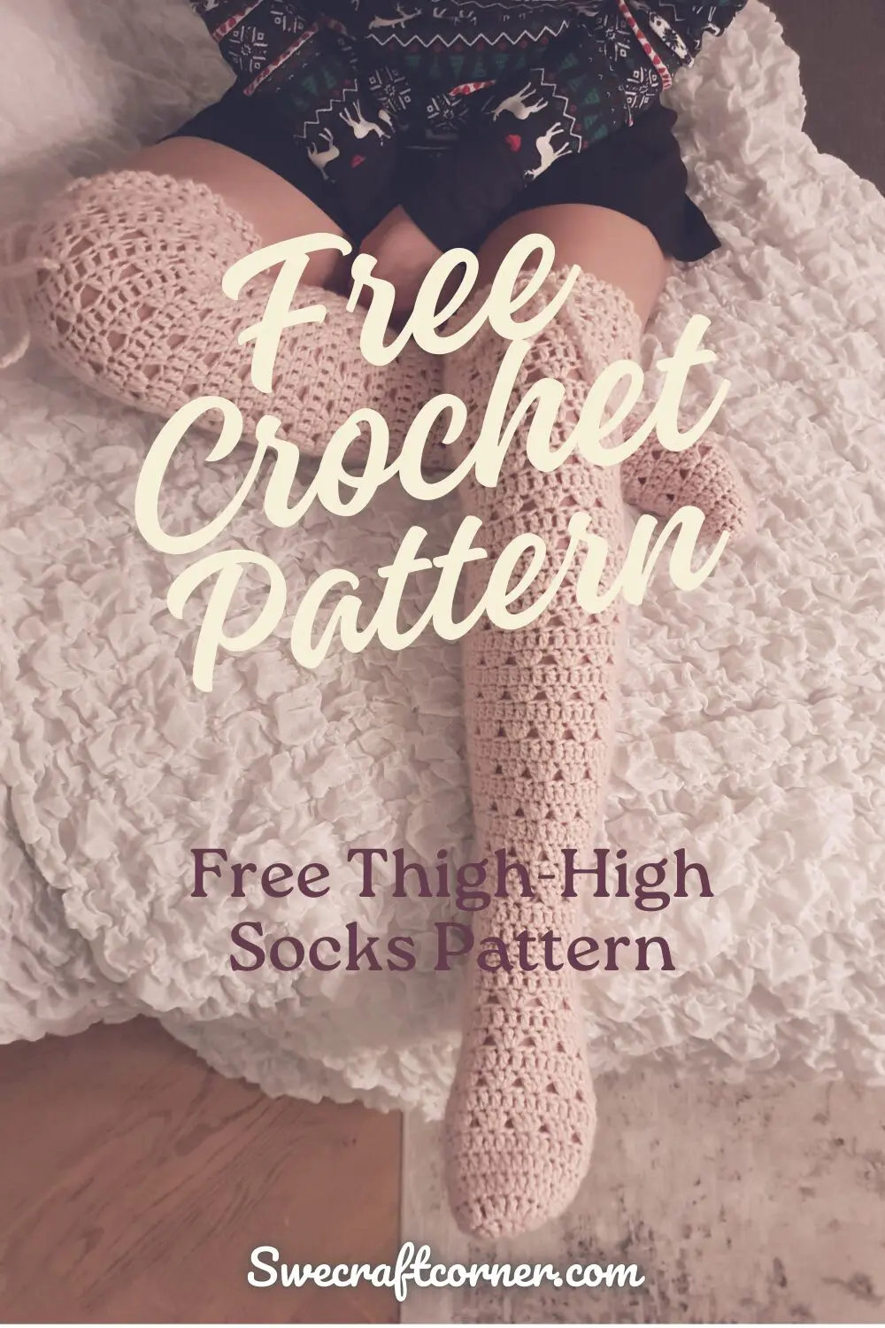 Thigh high Socks – Free PDF Crochet Pattern for overknee socks Free Adult Crochet Patterns
