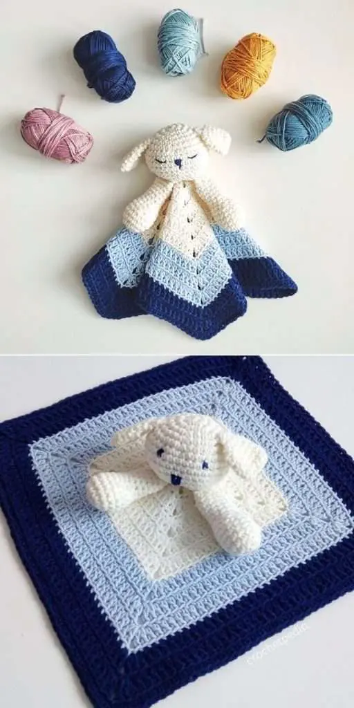 60+ Adorable lovey, snugglers and comfort blankets for babies! Crochet Roundups
