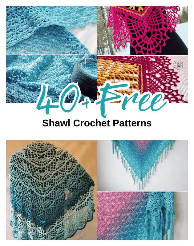 40+ Amazing Shawls FREE crochet patterns!