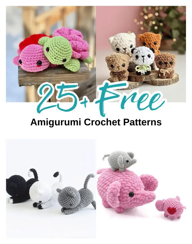 25+ Amazing FREE Amigurumi Animal Crochet Patterns!
