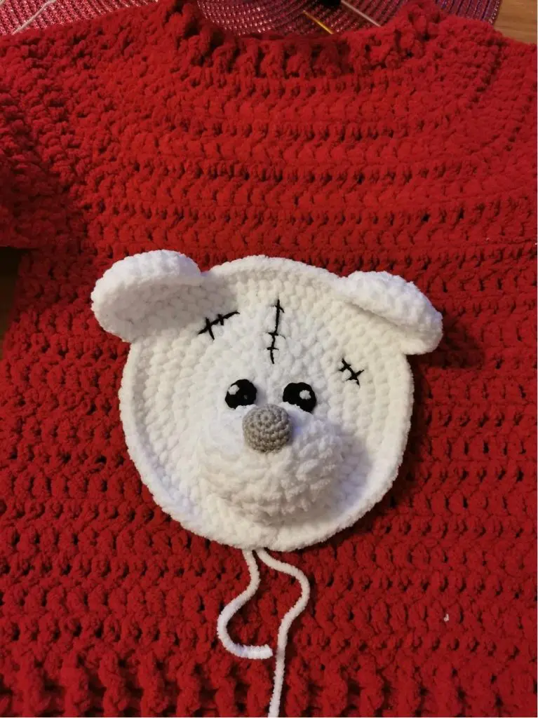 FREE crochet pattern - Bear Kids Sweater Clothes & Outfits