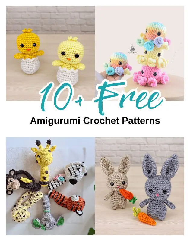 10 Supercute Amigurumi FREE Crochet Pattern!