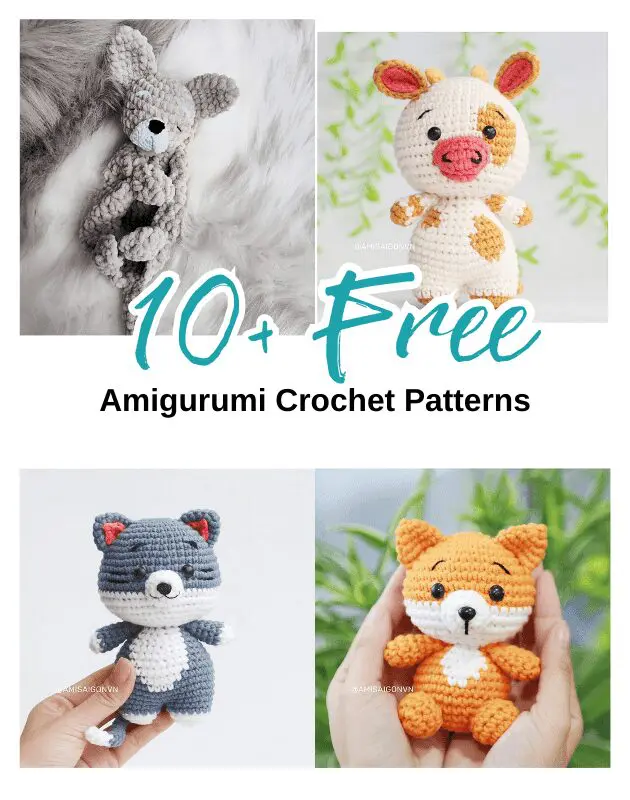 10 Adorable FREE Amigurumi Animals Crochet Pattern 10 Adorable FREE Amigurumi Animals Crochet Pattern