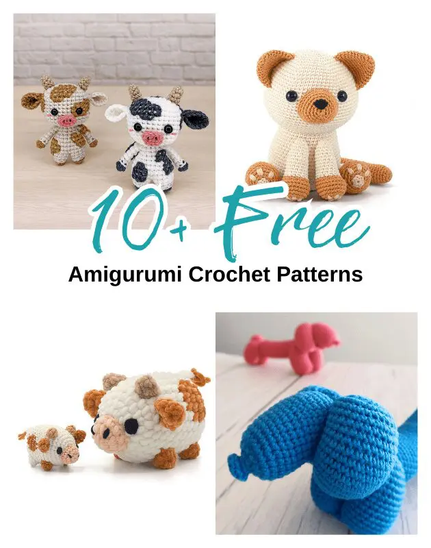 10 Outstanding FREE Animals Crochet Pattern!