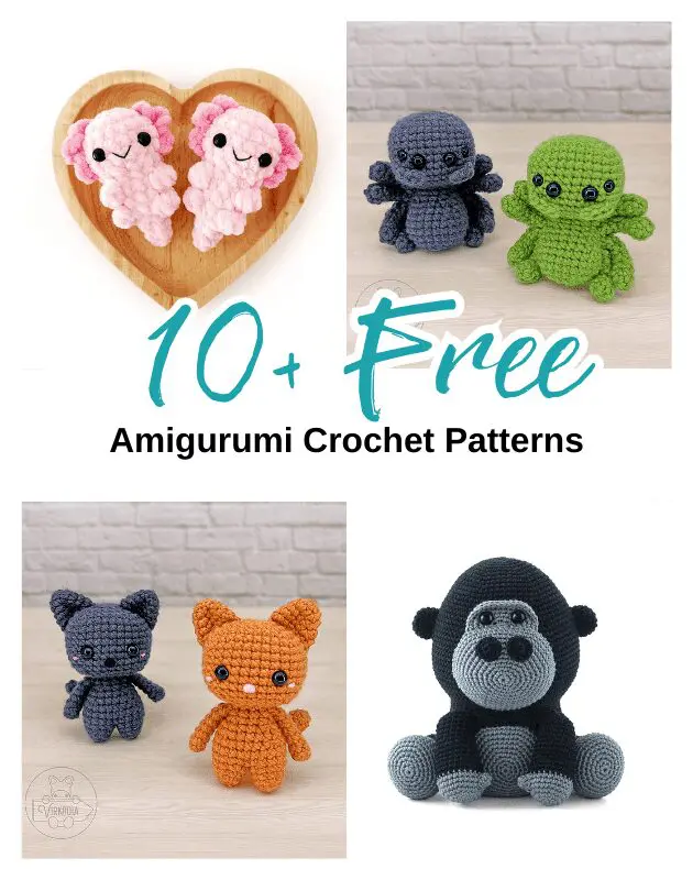 10 FREE Softies Crochet Patterns!