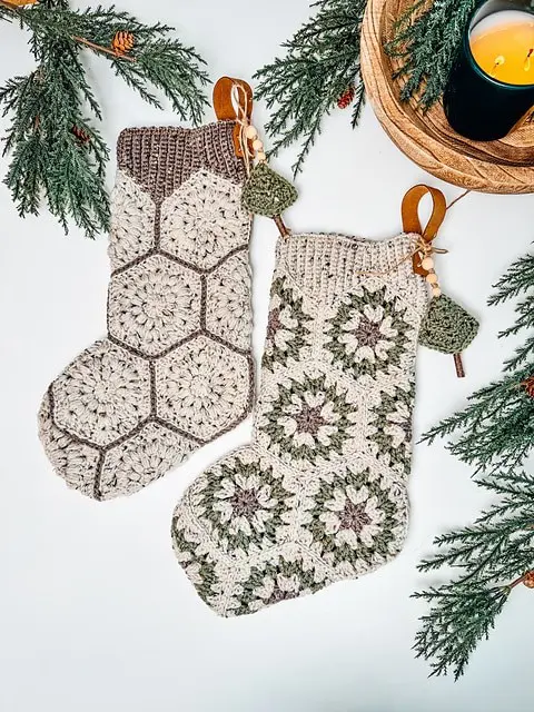 10 Festive Crochet Stocking Patterns for Free Crochet Roundups
