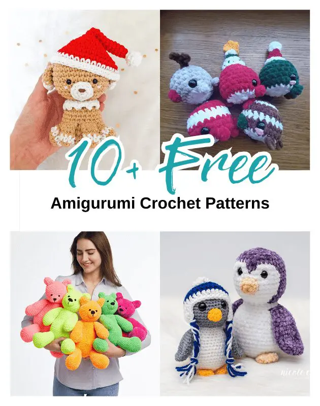 10 FREE Amigurumi Crochet Patterns to make