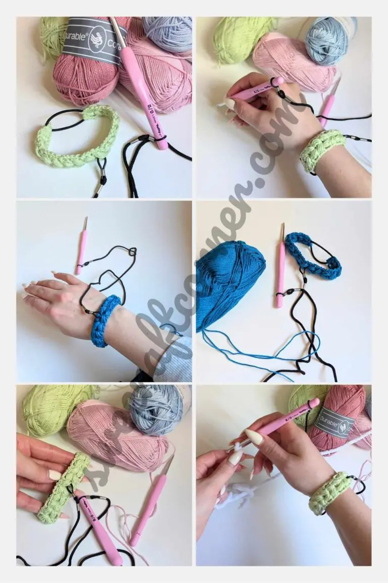 FREE Crochet pattern – A Super Quick to make Hook Bracelet Booties, Hats & Accessories