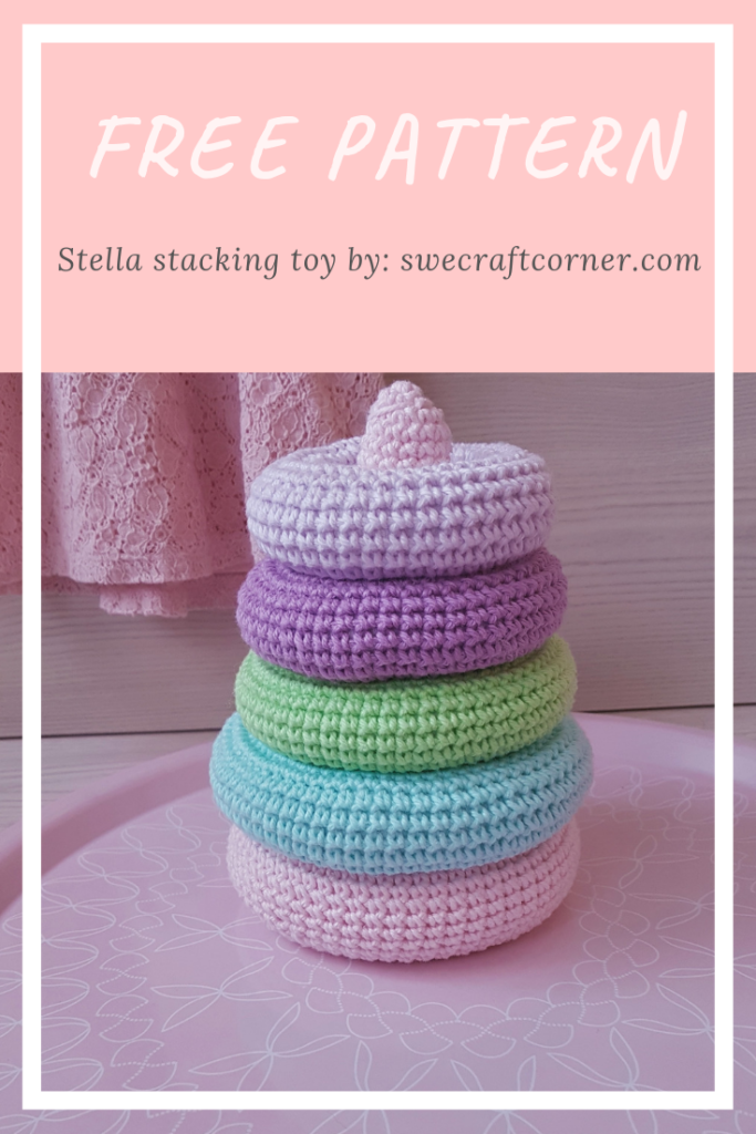 Basketball Stacking Rings Crochet Pattern Baby Toy
