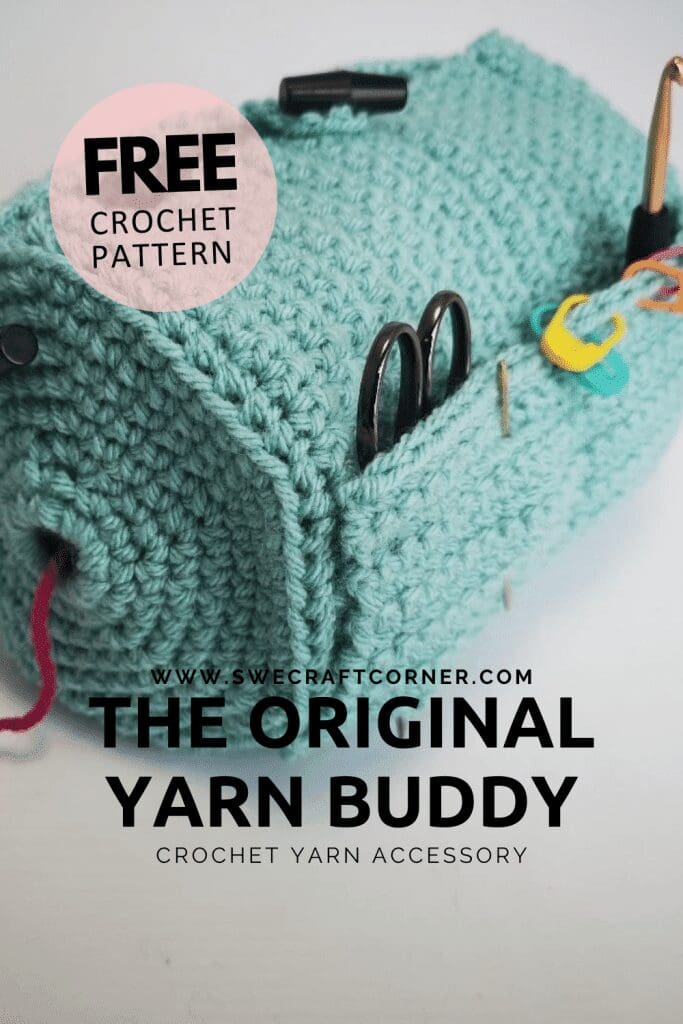 Crochet organizer accessory for organizing yarn tools