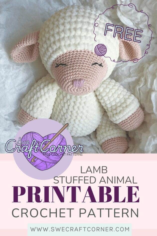 lamb stuffed Printable crochet pattern (3)