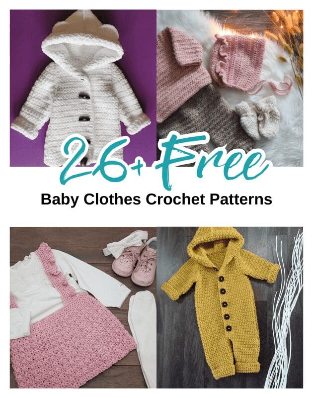 26+ Cute Baby Clothes FREE crochet/knitting patterns!