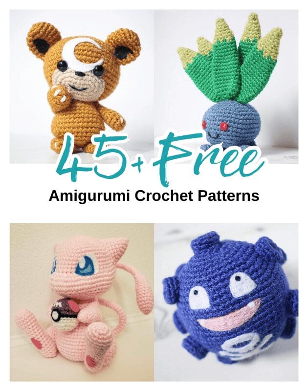 45+ FREE Amigurumi Crochet Pokémon Patterns You Can Make! » Millie ...
