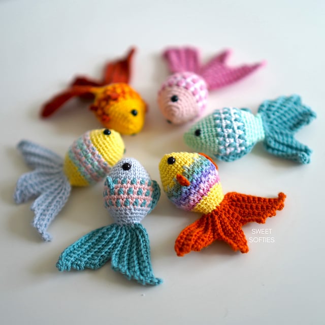 10 Amazing FREE Amigurumi Water Animal Crochet Patterns!