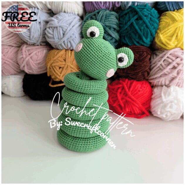 frog stacking toy free pattern