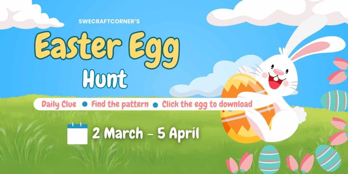 Easter egg hunt promotional graphic