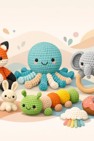 12 Best Crochet Sensory Toys for Little Hands