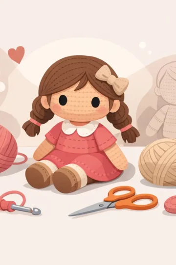 A Beginner Crochet Doll Pattern You Can Finish