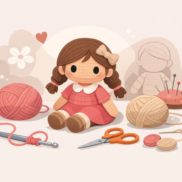 A Beginner Crochet Doll Pattern You Can Finish