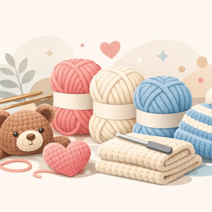 Chenille Yarn Comparison for Cozy Crochet Gifts