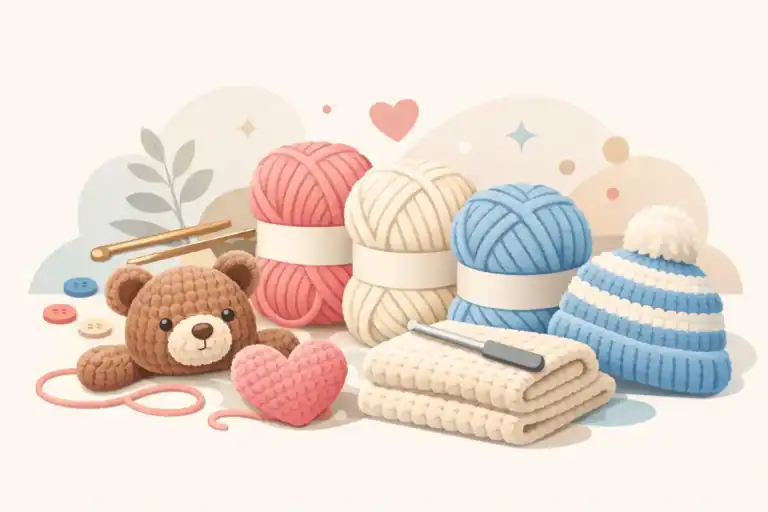 Chenille Yarn Comparison for Cozy Crochet Gifts