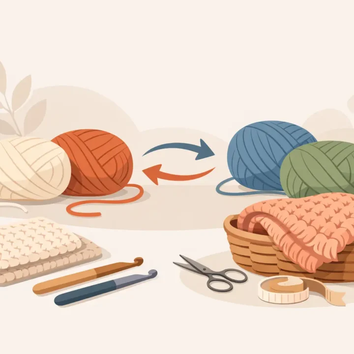 Crochet Yarn Substitution Guide for Cozy Makes