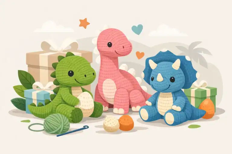 Dinosaur Crochet Ideas for Cute Kids’ Gifts