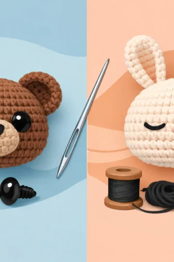 Safety Eyes Versus Embroidery for Crochet Toys