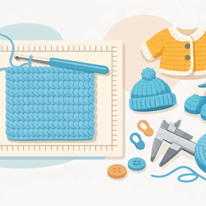 Crochet Gauge for Baby Clothes Made Simple