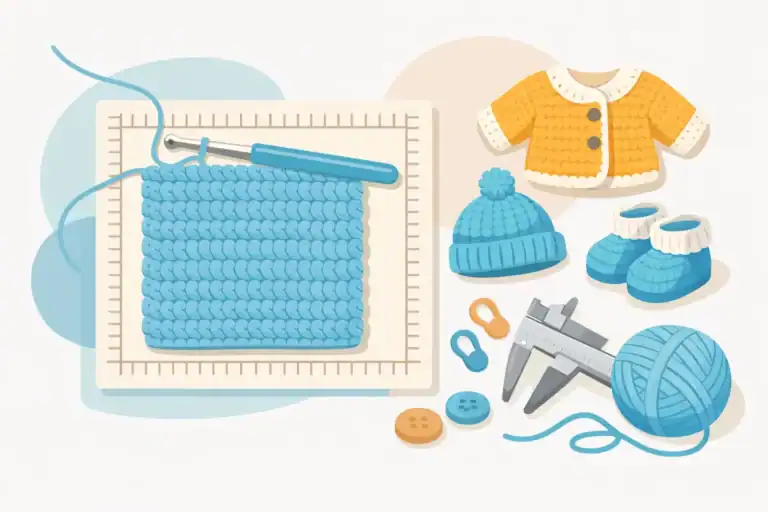 Crochet Gauge for Baby Clothes Made Simple